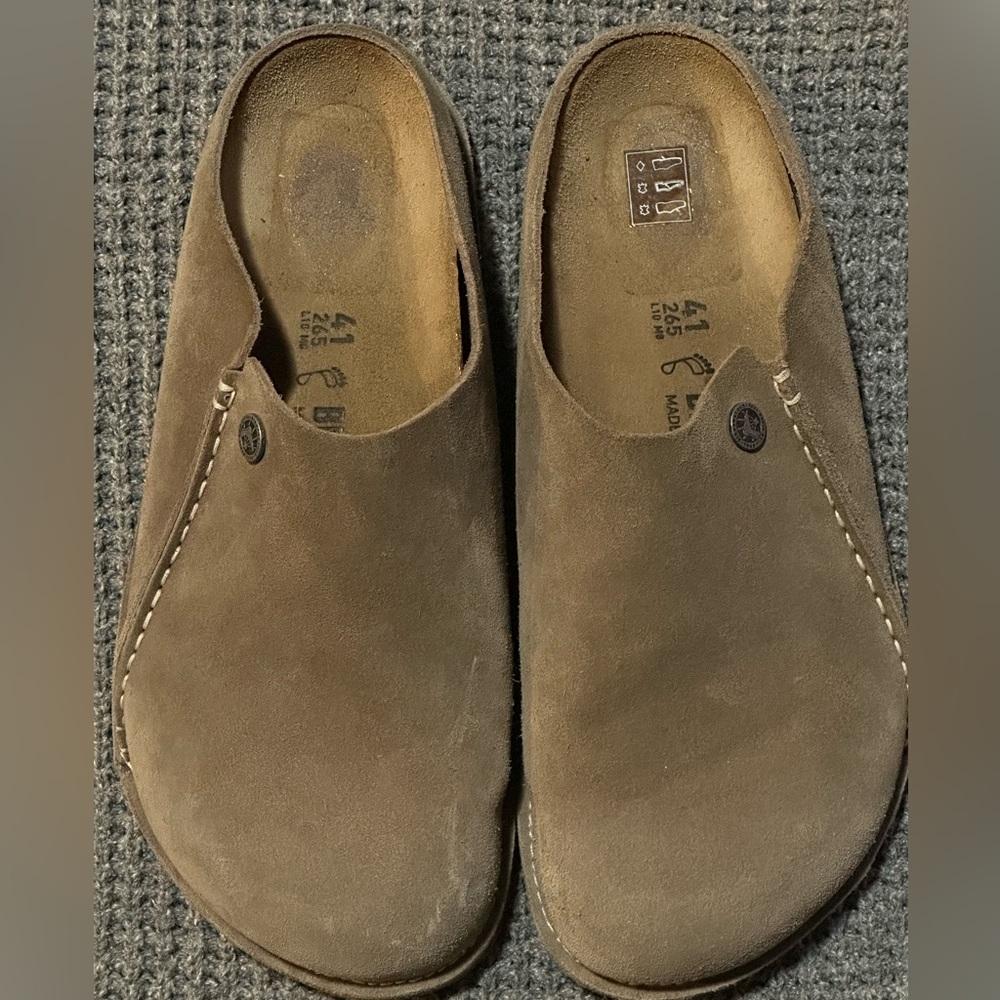 Birkenstock Zermatt Premium Size 41 gray taupe.
